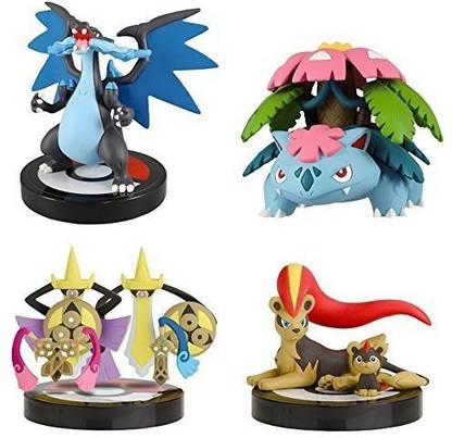 Takaratomyarts Takara Tomy Pokemon Xy 1/40 Scale Real Pokemon Figure 03 Set Of 4