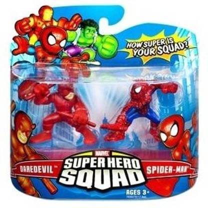 Super Hero Squad Marvel hero Series 7 Daredevil & Spider-Man Action Figure 2-Pack