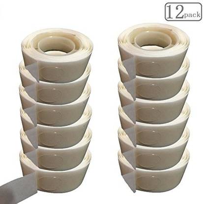Sakolla balloon Glue Points 1200 Pcs (12 Rolls) Double Sided Dots Of Glue Craft Adhesive Point Tape Non-Liquid Glue Balloons Part