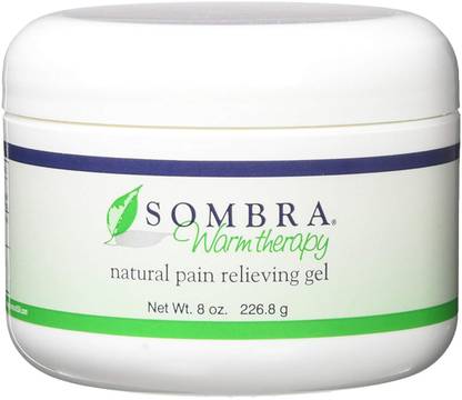 Sombra Warm Therapy Pain Relieving Gel, 8 Ounce, 2 Count Gel