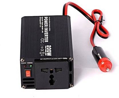SPD ENERGY DC to AC 12V, 200 Watt Car Power Inverter / Convert 12V DC To 230V AC with USB 2.1A Car Inverter