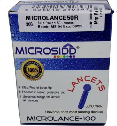 MICROSIDD MICROLANCE50R Glucometer Lancets