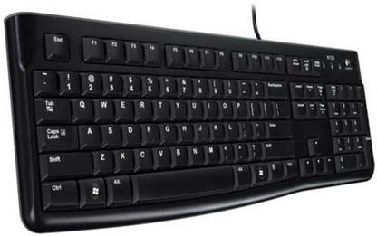 Logitech Bilingual Wired USB Standard Multi-device Keyboard Compatible with Desktop, Laptop, Mac