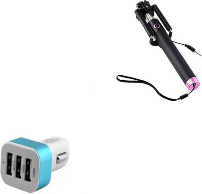 SARVIN Selfie Stick Accessory Combo for Panasonic Eluga A3 Pro