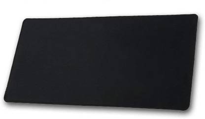 spincart Long XXL Gaming Mouse Pad, Stitched Edges Non-Slippery Rubber Base Mats with Smooth Surface, Thick Water Resistance for PC & Laptops (Black) Non Slip Base Mousepad