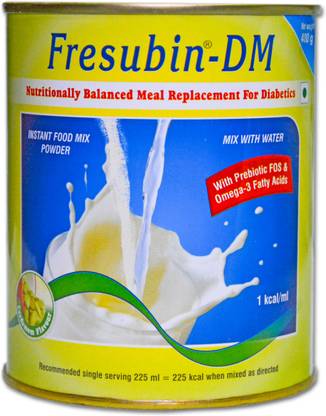 FRESENIUS KABI Fresubin-DM, Nutritionally Balanced Meal Replacement Diabetics Powder, 400gm Whey Protein