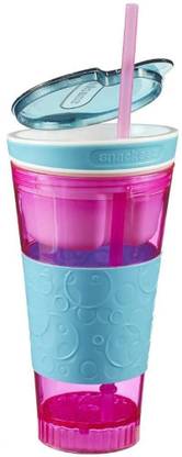 HomeFast 2 in 1 Travel Cup Snack Drink And Easy Go Anywhere Snacking Solution