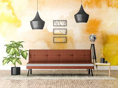 Forzza Bellini 3 Seater Single Solid Wood Fold Out Sofa Cum Bed