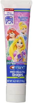 Crest Pro-Health Stages Toothpaste (2Y+) - 119g (4.2oz) Bubble Gum Toothpaste
