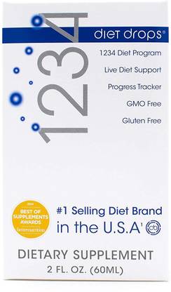 Creative Bioscience 1234 Diet Drops, 1 Bottle, 2 Ounce
