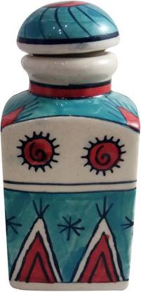 INDIA MEETS INDIA Ceramic Pickle Jar  - 100 ml