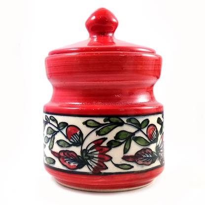 INDIA MEETS INDIA Ceramic Pickle Jar  - 200 ml