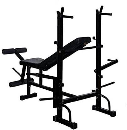 Wolphy 8 In 1 BENCH (Incline/ Decline/ Flat/ Leg Curl/ Chest Fly/ Dips/ Push Ups) Multipurpose Fitness Bench