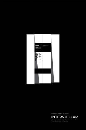 Interstellar - TARS - Small Poster Paper Paper Print