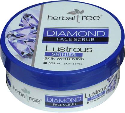 Herbal Tree DIAMOND LUSTROUS SHINIER SKIN WHITENING FACE SCRUB Scrub