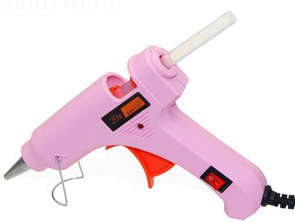 FADMAN PINK MINI 20 WATT HOT MELT GLUE GUN AND ON OFF SWITCH AND INDICATOR Standard Temperature Corded Glue Gun