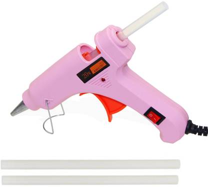 FADMAN PINK MINI HOT GLUE GUN | 20 WATT | 2 GLUE STICKS | Standard Temperature Corded Glue Gun