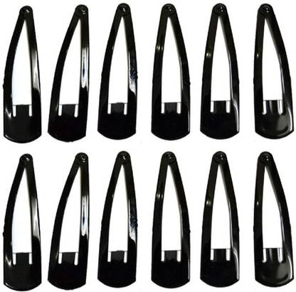 GaDinStylo Black Metal Tic Tac Hair Clips Tic Tac Clip