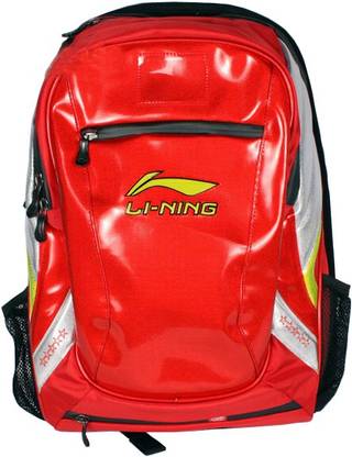 LI-NING Badminton Racquet Backpack Style Kitbag - Red