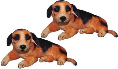 Best In Nest Indian Dog Pair  - 15 cm