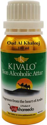 KIVALO Ⓡ Oud Al Khaleej Fragrance Gold Series 100 ml Pure Attar Floral Attar