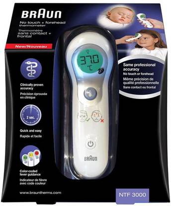Braun No touch + Forehead Thermometer (NTF 3000) Baby Thermometer