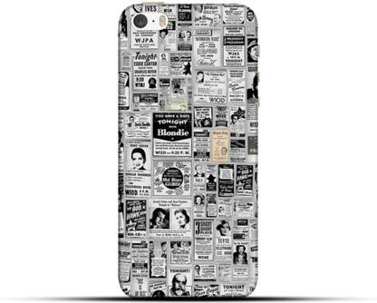 Saavre Back Cover for Newspaper,Headline,Story,Column,Stories,Black And White,Te6t,Quotes for IPHONE SE
