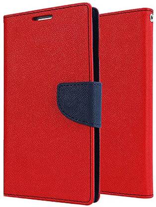 Shopsji Flip Cover for Original Red Mercury Flip Cover, Wallet Case for Micromax Yu Yuphoria AQ 5010