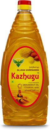 Kazhugu Pure Cold Pressed Cooking Oil Groundnut Oil Plastic Bottle