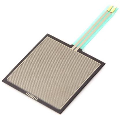 KitsGuru FSR406, Force Sensor Force Sensitive Resistor Measurement of Higher Loads, Stable Output Electronic Components Electronic Hobby Kit