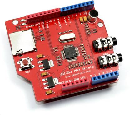 KitsGuru VS1053 MP3 Module Development Board w/ On-Board Recording Function SPI Interface Sound Recorder and Sound Circuit Electronic Hobby Kit