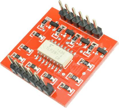 KitsGuru 4-Channel Opto-isolator IC Module Arduino High and Low level Expansion Board Micro Controller Board Electronic Hobby Kit