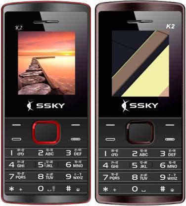 Ssky K2 Combo of Two Mobiles