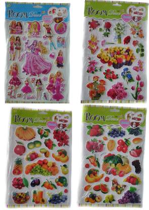 CARRY ON 45 cm 3D ROOM D COR FOAM STICKERS COMBO 906 FOR KIDS Self