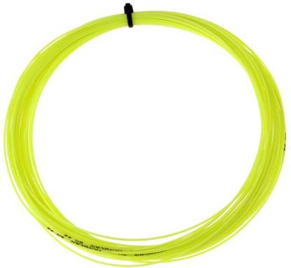 Quinergys ® Ultra-premium Badminton String Super Duability & High Repulsion Nylon - Yellow 0.68 Badminton String - 10 m
