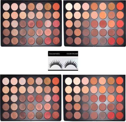 Sscosmetic Morphe combo set 350S(Shimmer),350M(Matte),35P(Plum)35W(Warm)Nature Glow Eyeshadow Palette Bundle 56.2 g (Multicolor) set of 4 (Set of 5)