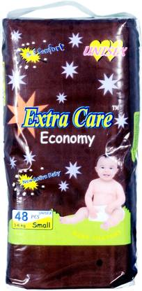 Extra Care tape diapers - S