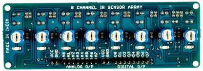 Robodo 8 Channel Tracking Sensor Module Board Trace Module Infrared Detection Electronic Components Electronic Hobby Kit