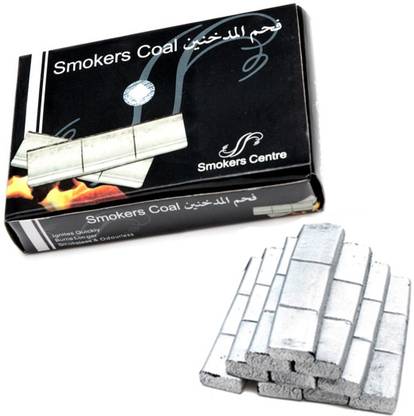 SCORIA Smoker 60 Brick Coal Hookah Charcoal Odorless and Smoke Free Hookah Charcoals