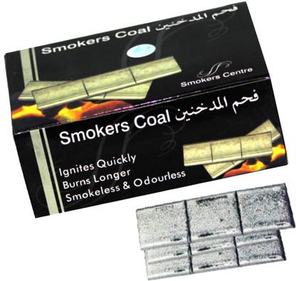 SCORIA Smoker Coal 60 Brick For Smoker Magic Hookah Charcoal Odorless and Smoke Free Hookah Charcoals