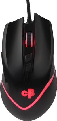 Cosmic Byte Lightning 3200DPI with Software & LED Wired Ambidextrous Optical  Gaming Mouse