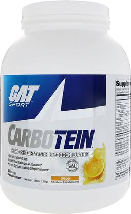 GAT Carbotein, High Performance Glycogen Loader, 50 Ser. BCAA