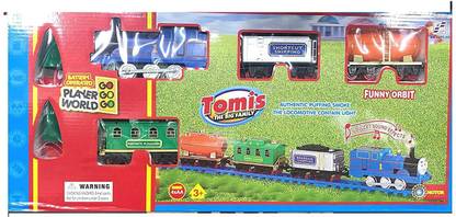 AS TOYS Thomis The Big Family Train Track Toy Set with Sound Intelligent,