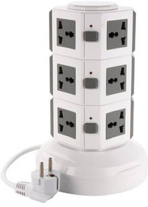 Aashish Vertical Power Socket Powerboard Outlet Plug 9  Socket Extension Boards