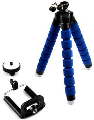 BjOrk Universal Flexible Octopus Style Tripod with Monopod Mount Adapter and Long Screw for Mobile FOR MEDIUM MOBILE PHONE AND CAMERA MOBILE HOLDER Tripod, Tripod Kit