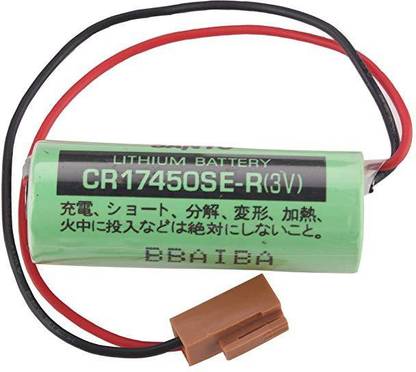VGS MARKETINGS CR17450SE-R FOR GE FANUC Replacement BATTERY A98L-0031-0012 CR17450  3V 2200MAH FOR A98L-0031-0007  Battery