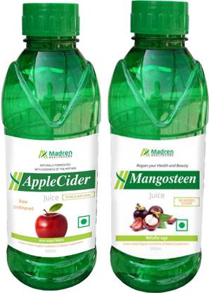 Madren Healthcare Mangosteen Juice & Apple Cider Vinegar Juice