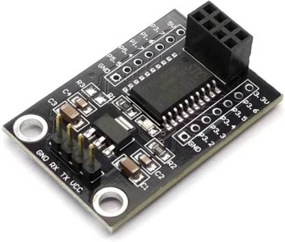 KitsGuru STC15L204 Wireless Development Board With NRF24L01 + UART Interface 5V-3.3V Micro Controller Board Electronic Hobby Kit
