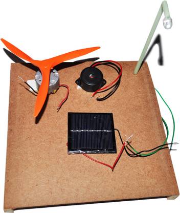 ProjectsforSchool Solar Panel Kit 3 in 1 - DIY Kit for Science Project