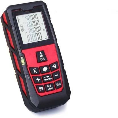 Techtest Laser Distance Meter 80 M Professional Range Precise 80m Measurement Instrument Measure Measurer Industrial Tools Calculator Measuring Devices Tool Finder Device Digital Laser distance meter Non-magnetic Electronic Level